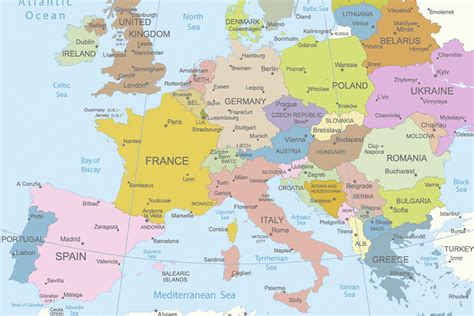 Germany On A Map Of Europe – Topographic Map of Usa with States