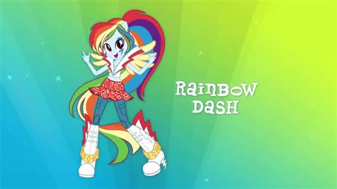 Rainbow Dash Rainbow Rocks music video - Rainbow Dash ( Equestria Girl) Photo (41249346 ...