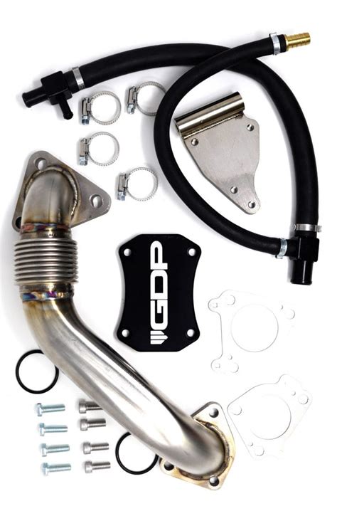 2011-2016 LML Duramax Cooler Upgrade Kit w/ Up Pipe EGR Delete Kit GDP421023 | Diesel ...