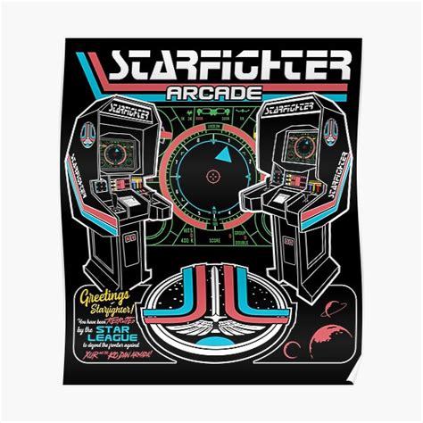 "The Last Starfighter Arcade" Poster for Sale by myronmhouse | Redbubble