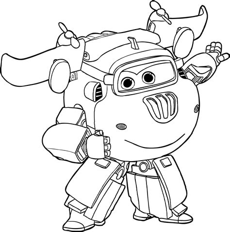 Super Wings Coloring Pages - Best Coloring Pages For Kids