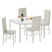 Buy paproos Dining Table Set for 4, Modern 5-Piece Kitchen Table Set ...