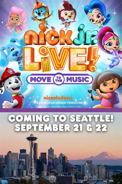 Nick Jr. Live! Seattle Sept. 21 & 22! On stage together for the first ...