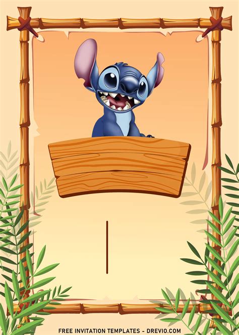 10+ Adorable Lilo & Stitch Birthday Invitation Templates | Download Hundreds FREE PRINTABLE ...