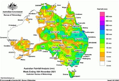 Weekly rainfall update + rain outlook 17 November 2021 - Grain Central