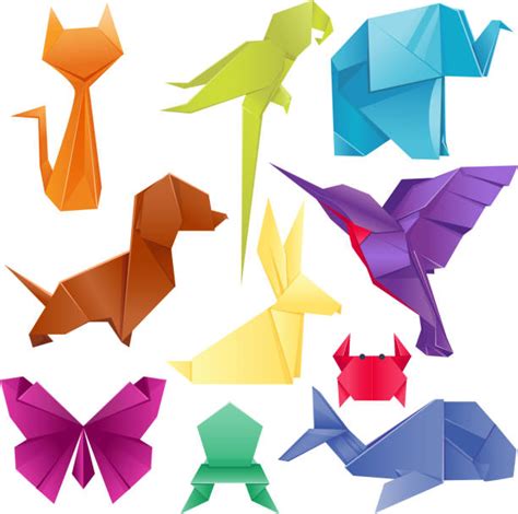 Origami Animals Illustrations, Royalty-Free Vector Graphics & Clip Art - iStock