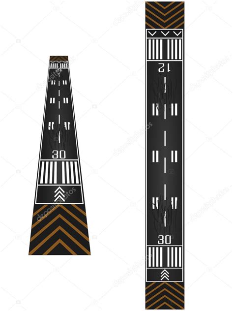 Airport runway — Stock Vector © Ivsanmas #52161311