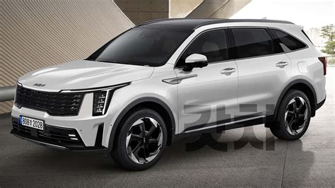 2024 Kia Sorento Facelift Rendered After The Recent Spy Video