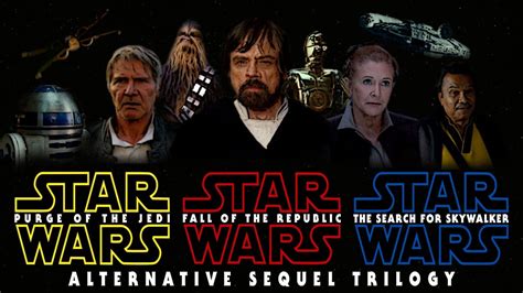 Star Wars Alternate Sequel Trilogy Trailer (original trilogy cast) - YouTube