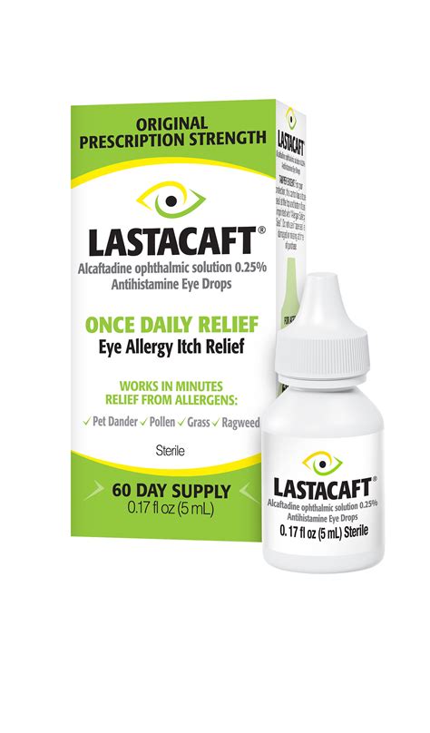 About LASTACAFT® Once Daily Eye Allergy Itch Relief Drops