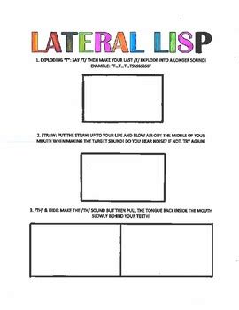 Lateral Lisp by Speedy Speechie Supplies | Teachers Pay Teachers