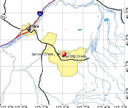 Spring Creek, Nevada (NV 89815) profile: population, maps, real estate, averages, homes ...