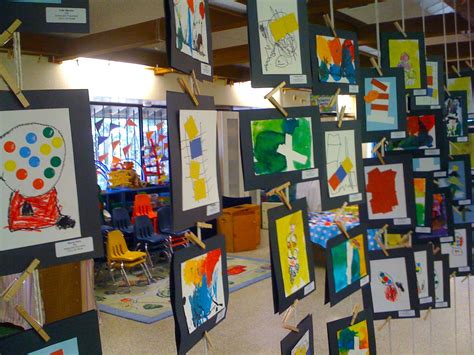 Kids Art Market: Art Show at Sutterville Preschool | Preschool art display, Art for kids, Art show