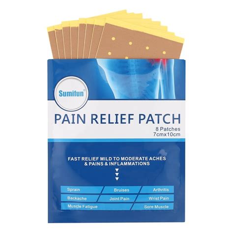 8PCS/SET Pain Relief Patches Natural Herbal Treatment Muscular Pain ...