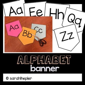 Alphabet Banner in KG Miss Kindergarten Font by sarahlhepler | TPT