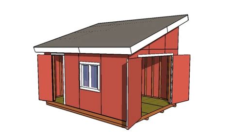 12×16 Lean to Shed – Roof Plans | MyOutdoorPlans