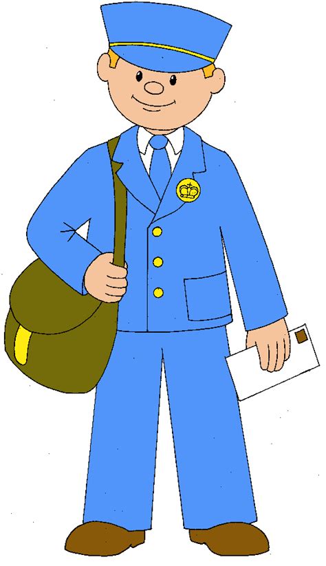 mail carrier clipart - Clip Art Library