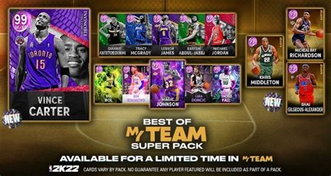 NBA 2K22 MyTEAM: Best of MyTEAM Super Packs are available now