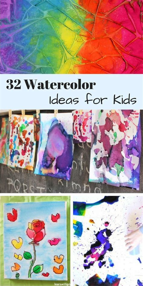 Watercolor For Kids | cuteconservative