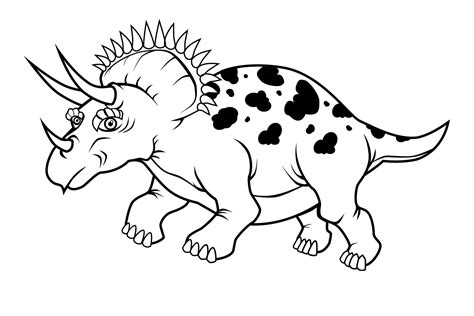 Free Printable Triceratops Coloring Pages For Kids