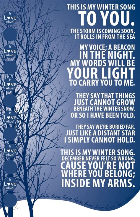 Winter Song Lyrics - 2070+ SVG Images File - Free SVG Animation