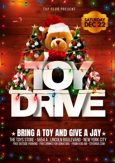 Toy Drive poster Template | PosterMyWall