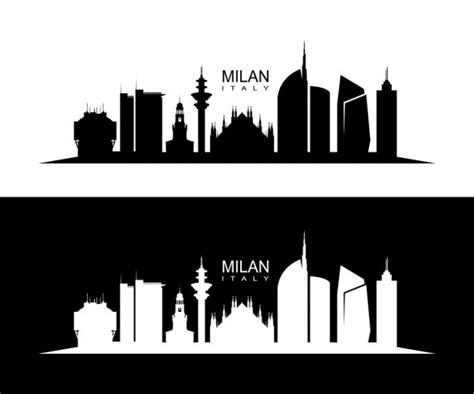 348 Milan skyline Vector Images | Depositphotos