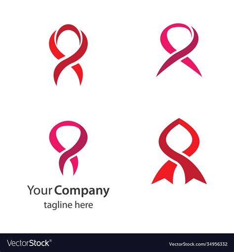 World aids day logo images Royalty Free Vector Image