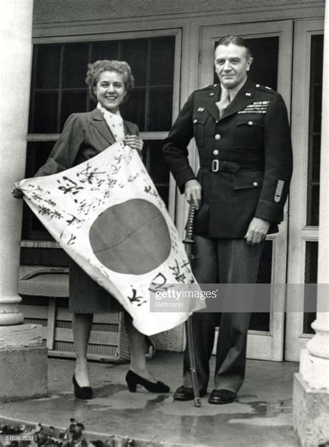 Clare Booth Luce and Major General Charles Willoughby