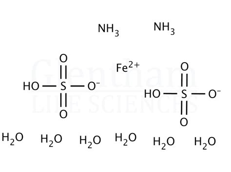 Ammonium iron(II) sulfate hexahydrate (CAS 7783-85-9) | Glentham Life Sciences