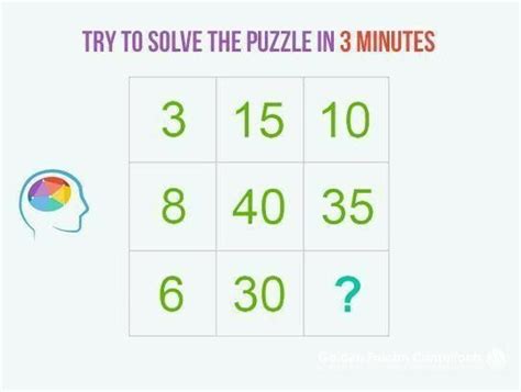 Puzzles, Riddles & Brain Games | Math puzzles brain teasers, Math puzzles, Maths puzzles