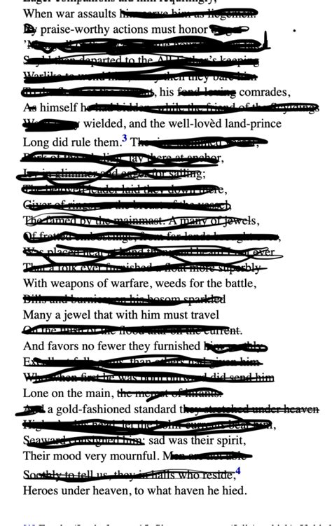 Beowulf Found Poem – Rethinking British Literature