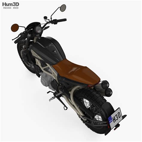 Indian FTR1200 Rally 2023 3D model - Vehicles on Hum3D