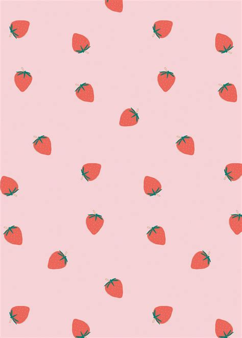 Cute Strawberry Wallpaper