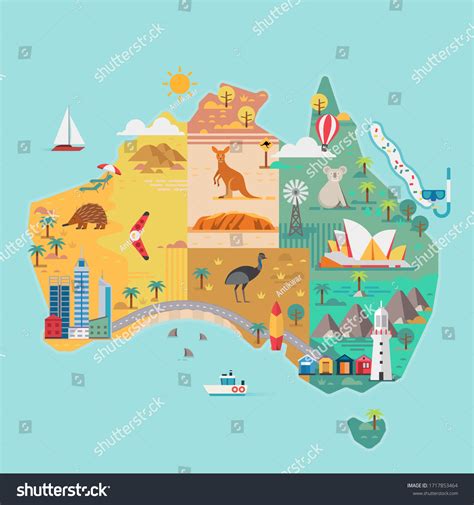 2+ Thousand Cartoon Australian Map Royalty-Free Images, Stock Photos ...