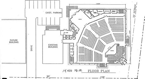 Modern Church Design Floor Plan - dunanal