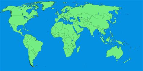 World Map Printable Blank