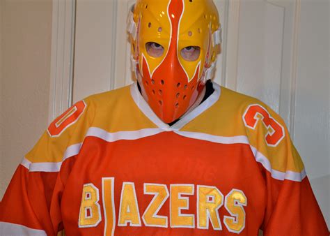 Bernie Parent Blazers mask Philadelphia Blazers 1971-1972 | Hockey ...