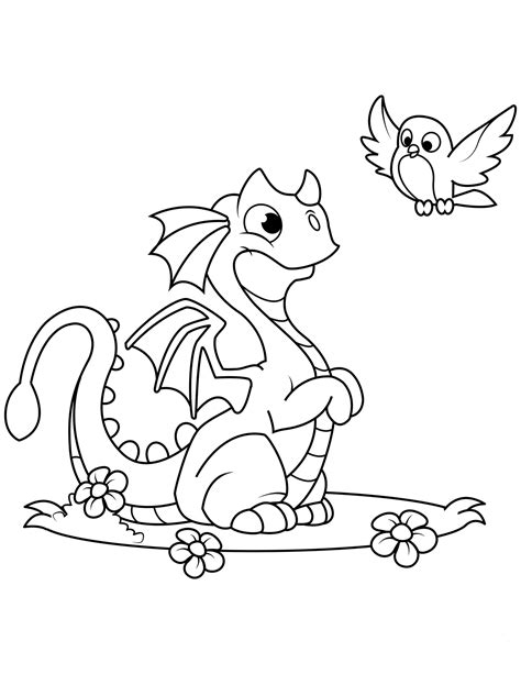 35 Free Printable Dragon Coloring Pages