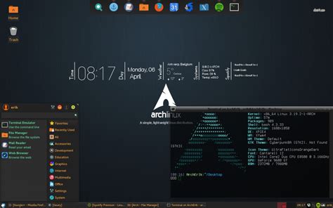 Arch Linux - Çalışma Masam