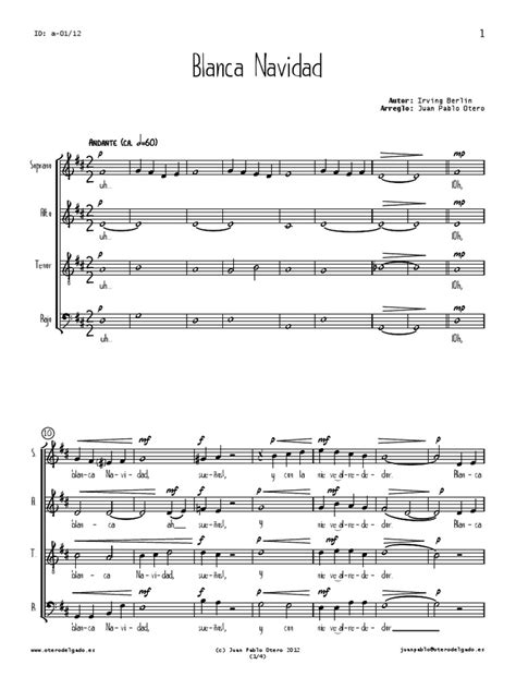 Blanca Navidad (Partitura) | PDF