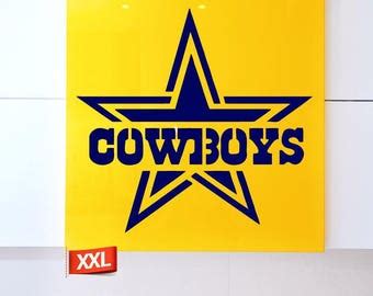 Cowboys star decal Dallas Cowboys Dallas Cowboys large decal