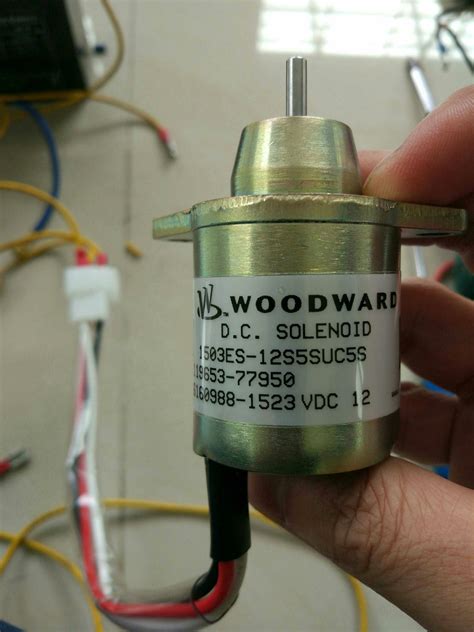 Fuel stop solenoid WOODWARD | Electrician Talk