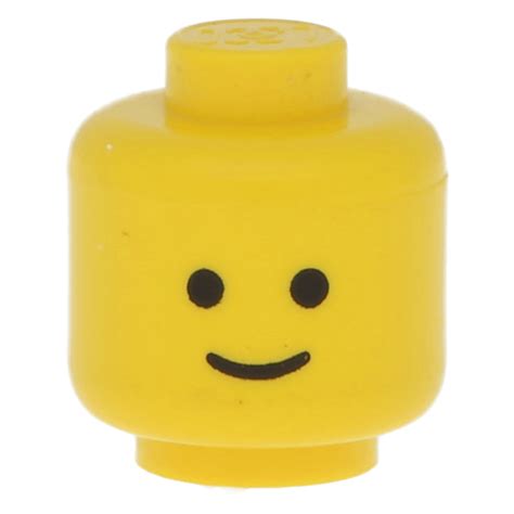 LEGO Einzelteil 3626ap01 - Yellow Minifig, Head Standard Grin Pattern ...