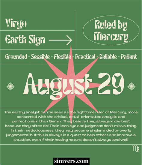 August 29 Zodiac: Birthday, Personality, & More (Full Guide)