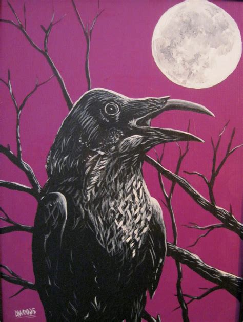 "Night Crow" (Original art by Donald Woods)