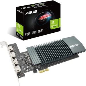 ASUS NVIDIA NVIDIA GeForce GT 710 Graphics Card (PCIe 2.0, 2GB GDDR5 Memory, 4X HDMI Ports ...