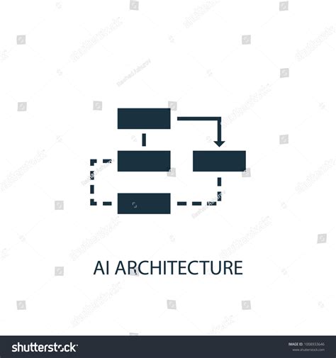 Ai Architecture Icon Simple Element Illustration Stock Vector (Royalty Free) 1008933646 ...