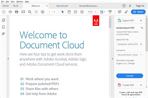 Adobe Acrobat Reader for Windows • Free download