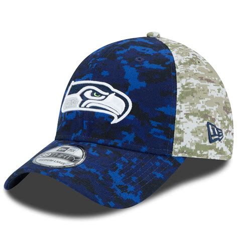 Men's New Era Navy Seattle Seahawks 2015 Salute to Service On-Field ...